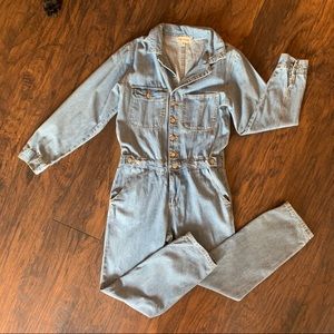 The Vintage Shop Denim Boiler Suit